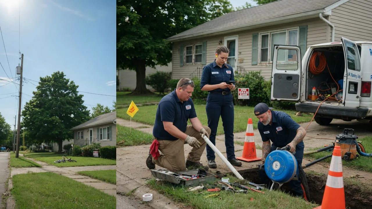 Sewer Line Repair in Pennville, IN near me